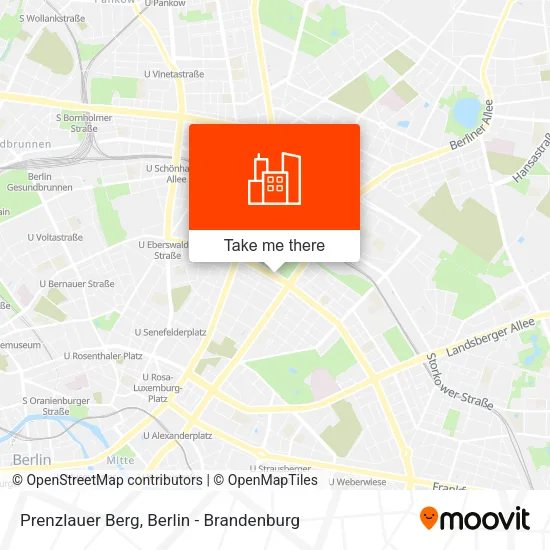 Карта Prenzlauer Berg