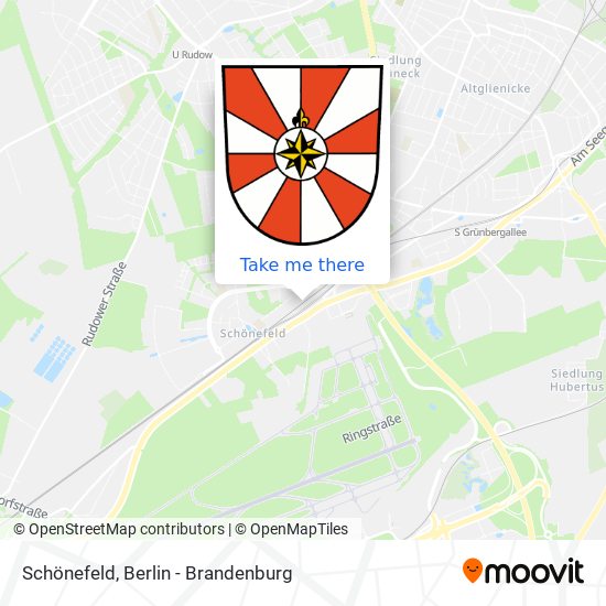 Schönefeld map