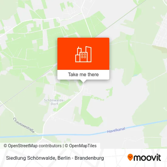 Карта Siedlung Schönwalde