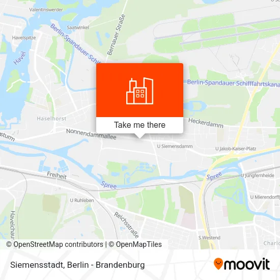 Карта Siemensstadt