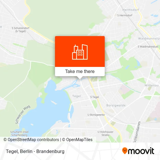 Карта Tegel