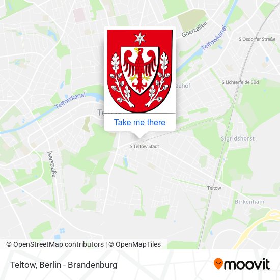 Teltow map