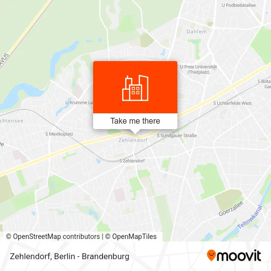 Карта Zehlendorf