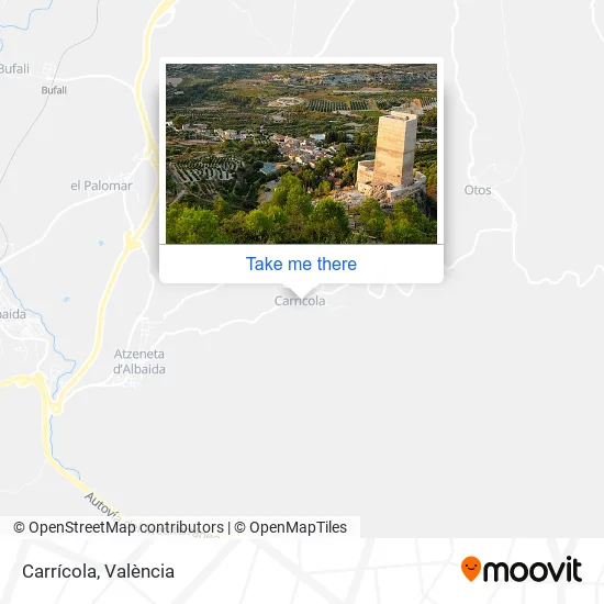 Carrícola map