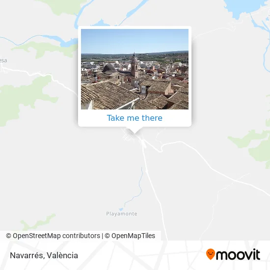 Navarrés map