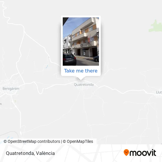 Quatretonda map