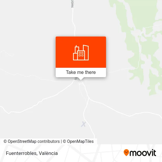 Fuenterrobles map