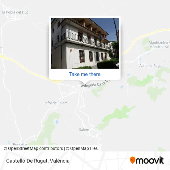 Castelló De Rugat map