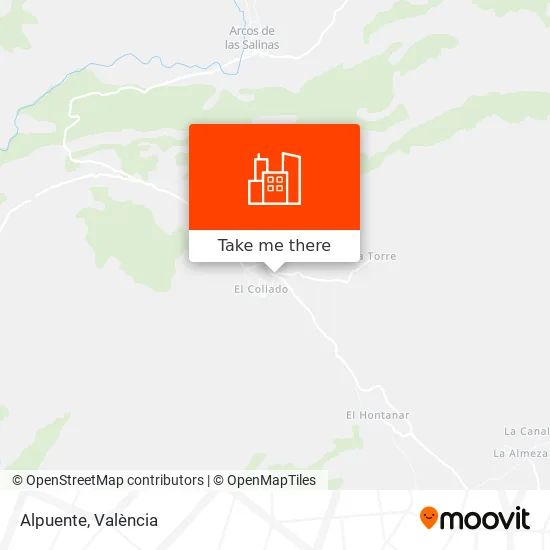 Alpuente map