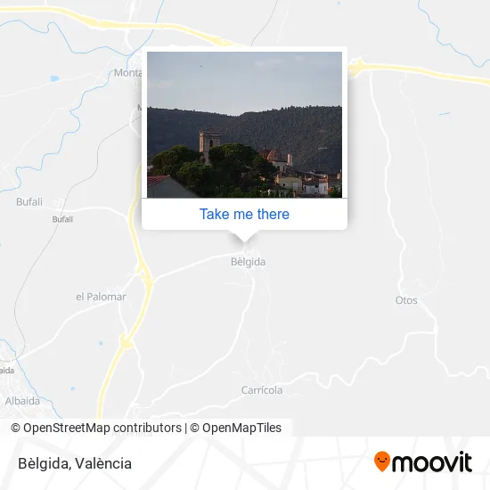 Bèlgida map