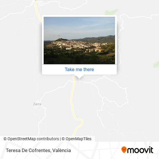 Teresa De Cofrentes map