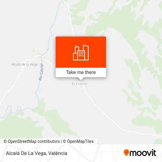 Alcalá De La Vega map
