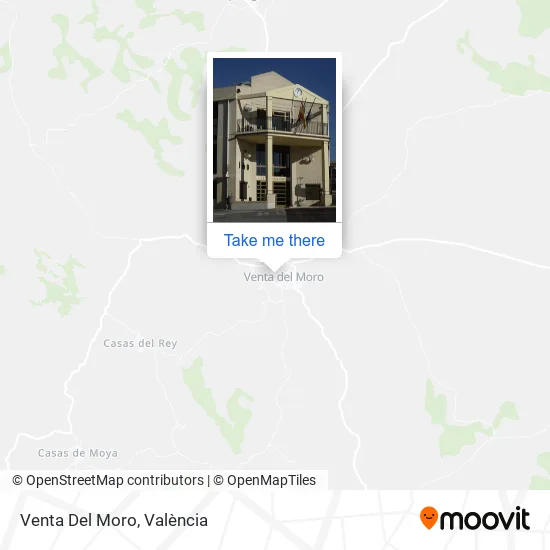 Venta Del Moro map