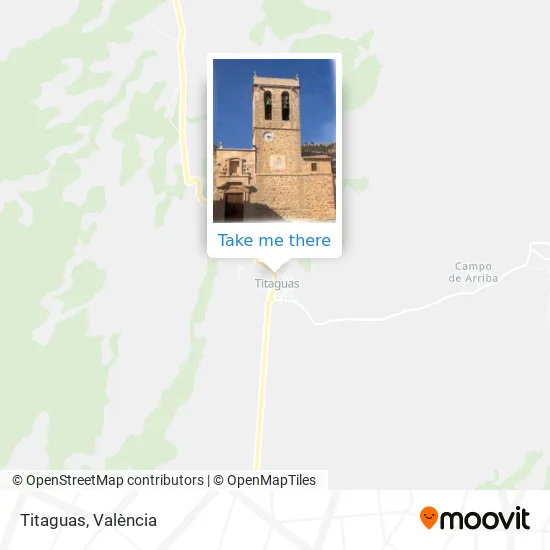Titaguas map