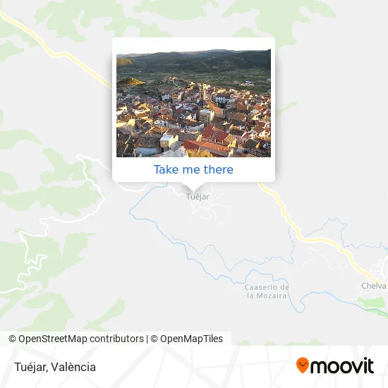Tuéjar map