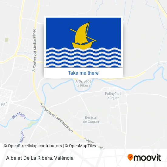 Albalat De La Ribera map