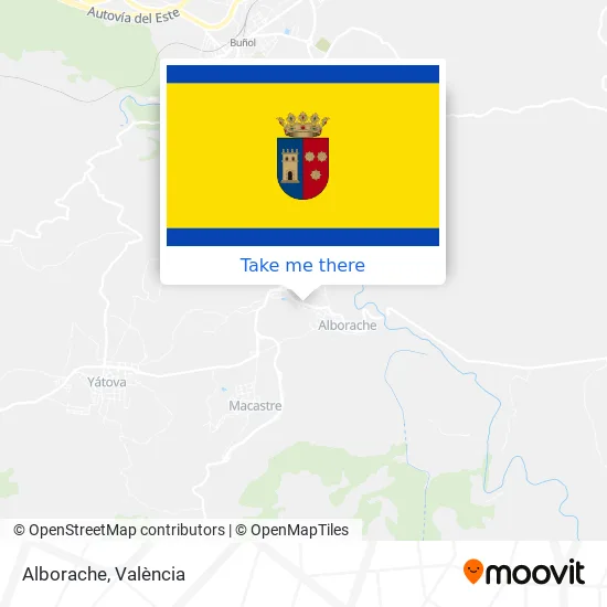Alborache map
