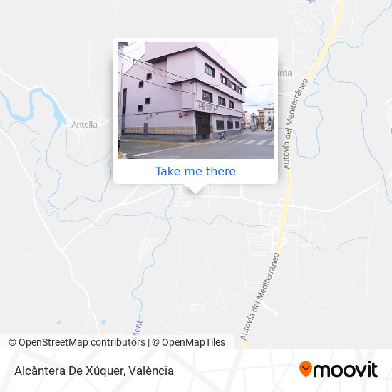 Alcàntera De Xúquer map