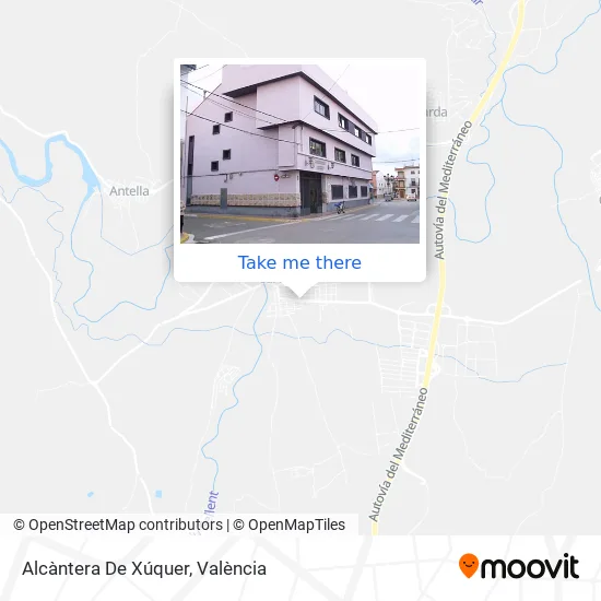 Alcàntera De Xúquer map
