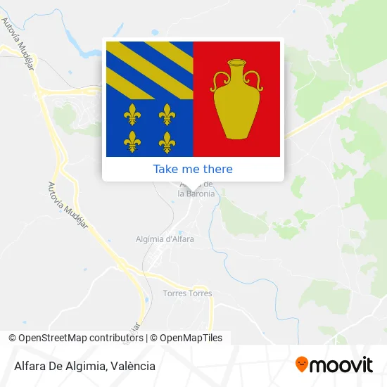 Alfara De Algimia map