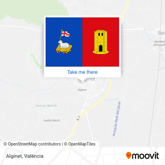 Alginet map