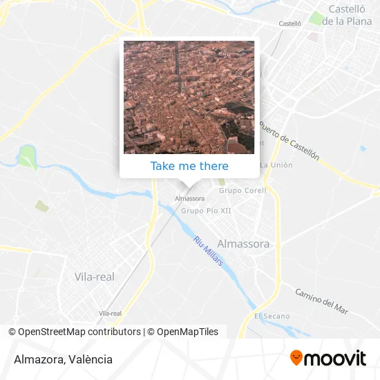 Almazora map