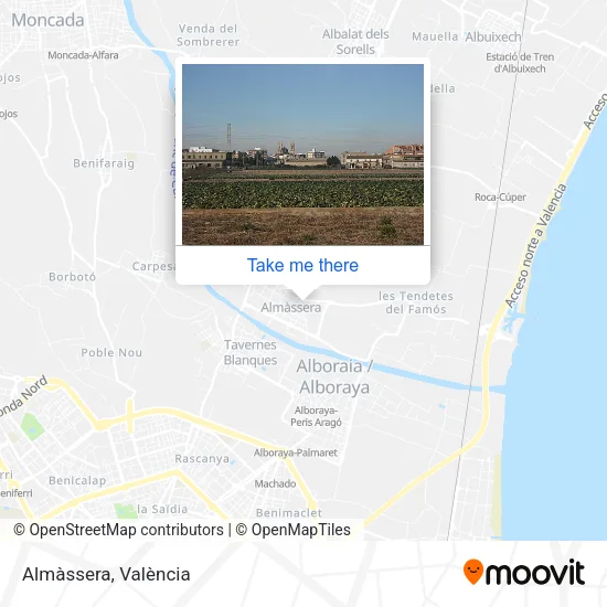 Almàssera map