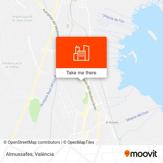 Almussafes map