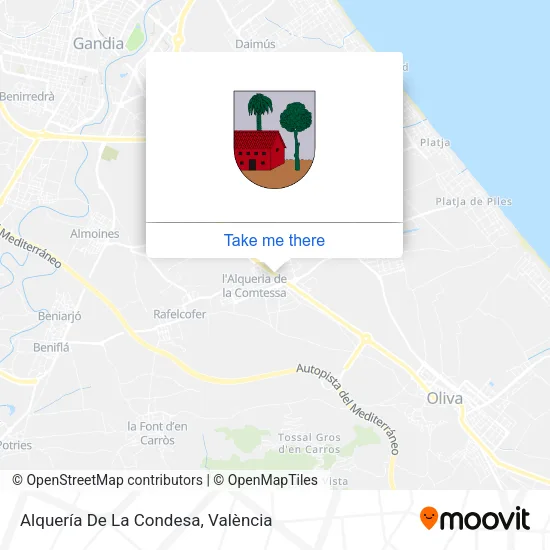 Alquería De La Condesa map