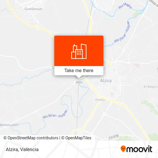 Alzira map