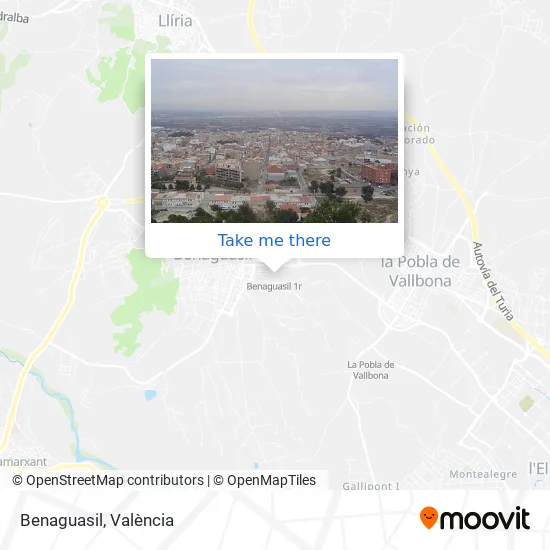 Benaguasil map