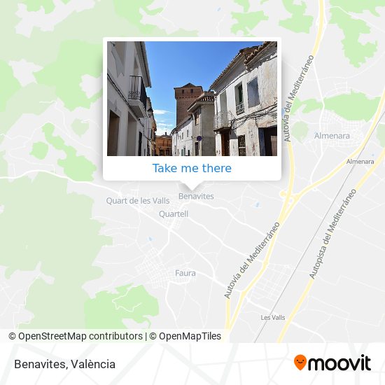 Benavites map