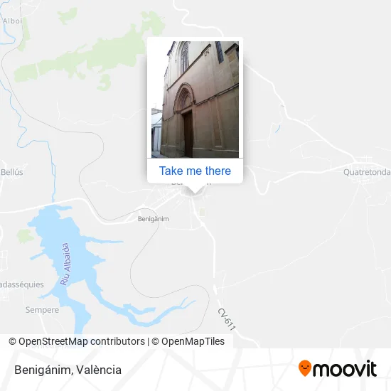 Benigánim map