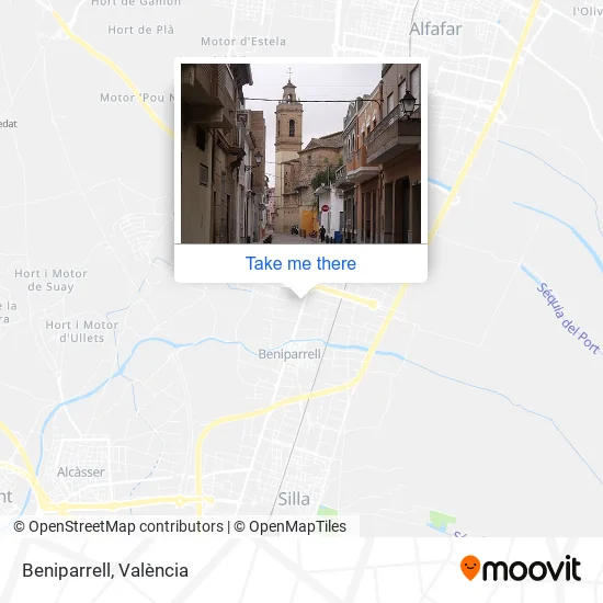 Beniparrell map