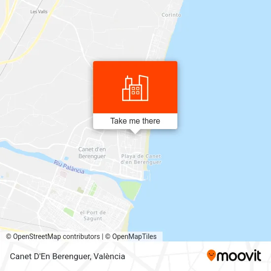 Canet D'En Berenguer map
