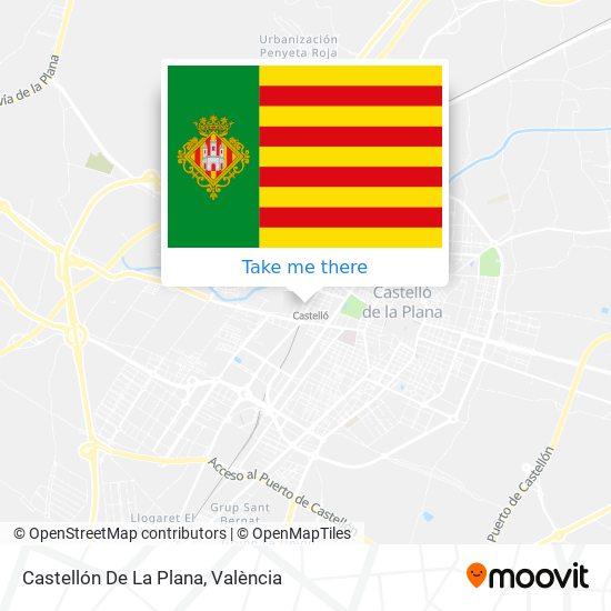Castellón De La Plana map