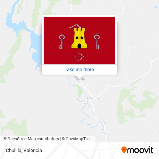 Chulilla map