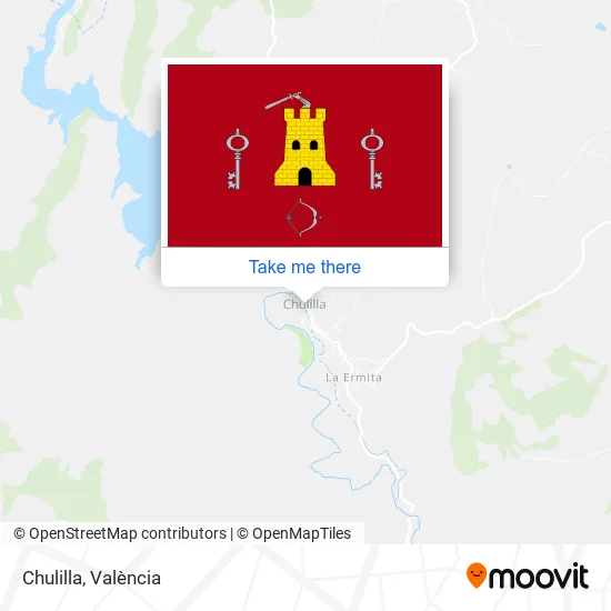 Chulilla map