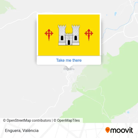 Enguera map