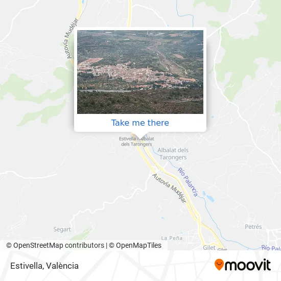 Estivella map