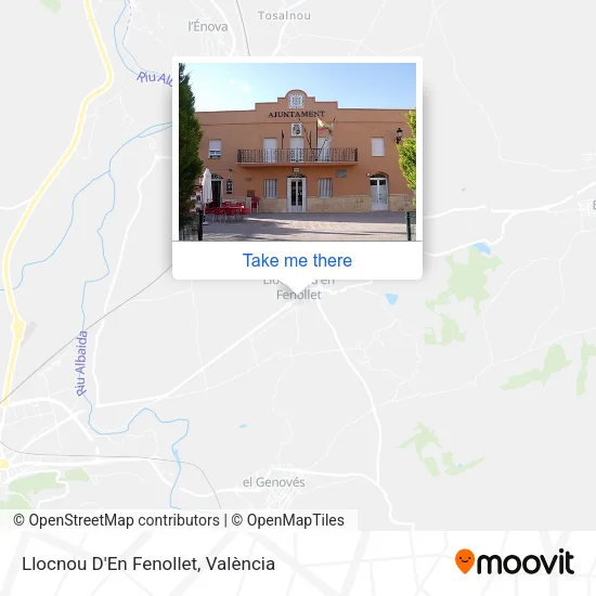 Llocnou D'En Fenollet map