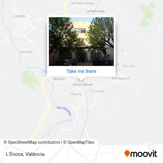 L'Ènova map