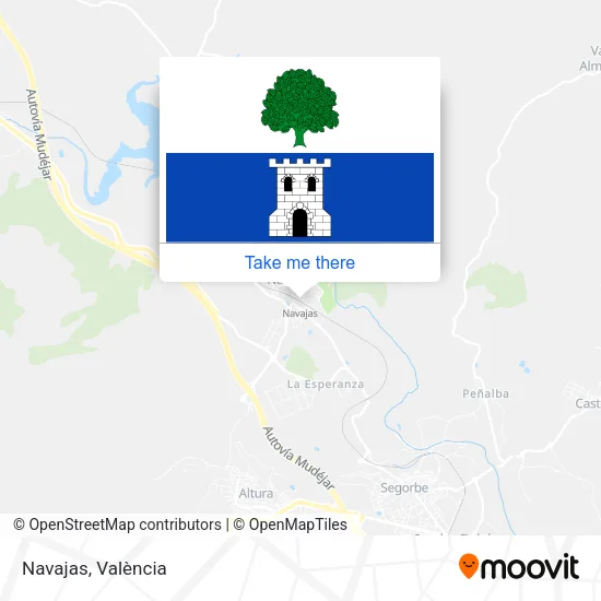 Navajas map