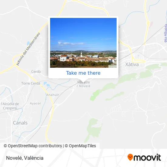 Novelé map