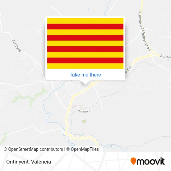 Ontinyent map