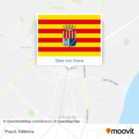 Puçol map