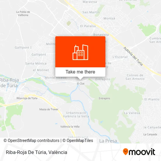 Riba-Roja De Túria map