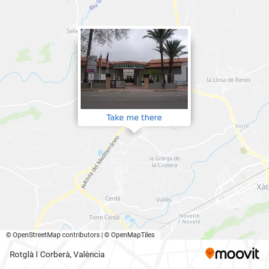 Rotglà I Corberà map