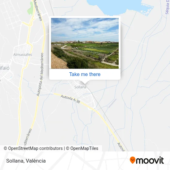 Sollana map