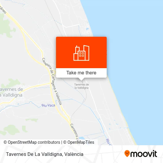 Tavernes De La Valldigna map